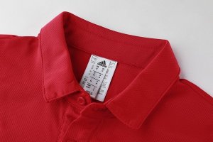 Polo Ensemble Complet Arsenal 2019 2020 Rouge Pas Cher