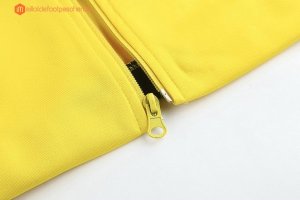 Survetement Borussia Dortmund 2017 2018 Noir Jaune Marine Pas Cher