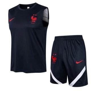 Maillot France Sans Manches Ensemble Complet 2022 Noir Maillot France Sans Manches Ensemble Complet 2022 Noir