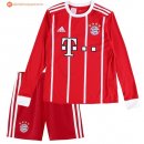 Maillot Bayern Munich Domicile ML Enfant 2017 2018 Pas Cher