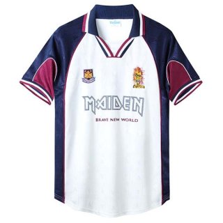 Maillot Iron Maiden x West Ham Retro Exterieur 1999/2001 Maillot Iron Maiden x West Ham Retro Exterieur 1999/2001