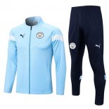 Survetement Manchester City 2022 2023 Bleu Noir