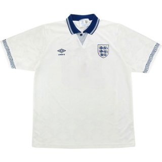 Thailande Maillot Angleterre Domicile Retro 1990 Blanc Pas Cher Thailande Maillot Angleterre Domicile Retro 1990 Blanc Pas Cher