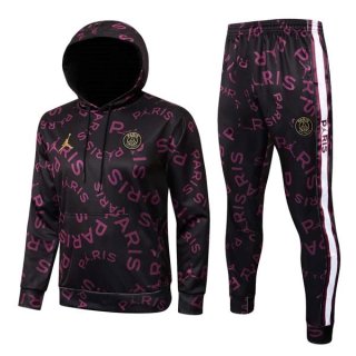 Sweat Shirt Capuche Paris Saint Germain 2022 Noir Purpura Sweat Shirt Capuche Paris Saint Germain 2022 Noir Purpura