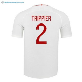 Maillot Angleterre Domicile Trippier 2018 Blanc Pas Cher