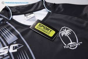 Maillot Rugby Fidji Exterieur 2017 2018 Noir Pas Cher