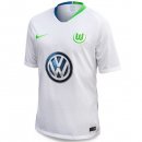 Maillot Wolfsburgo Exterieur 2018 2019 Blanc Pas Cher