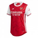 Maillot Arsenal Domicile Femme 2020 2021 Rouge Pas Cher