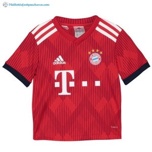 Maillot Bayern Munich Domicile Enfant 2018 2019 Rouge Pas Cher