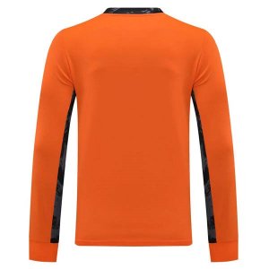 Maillot Real Madrid Exterieur ML 2020 2021 Orange Pas Cher