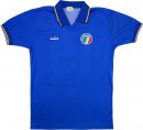 Maillot Italie Domicile Retro 1990 Azul Pas Cher