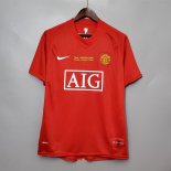 Thailande Maillot Manchester United Domicile Retro 2007 2008