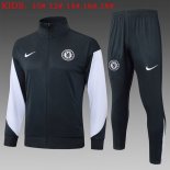 Enfant Survetement Chelsea 2025 2026 Gris 5 Enfant Survetement Chelsea 2025 2026 Gris 5