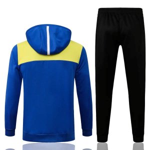 Sweat Shirt Capuche Ensemble Complet Juventus 2022 2023 Bleu