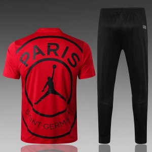 Entrainement Paris Saint Germain JORDAN Ensemble Complet 2018 2019 Rouge Pas Cher