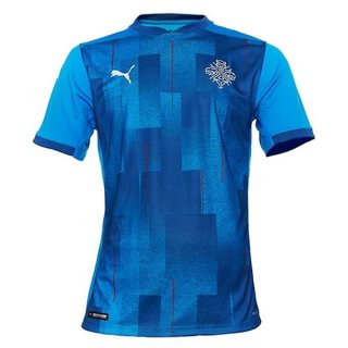 Thailande Maillot Islande Domicile 2020 Bleu Pas Cher