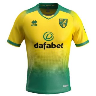 Thailande Maillot Norwich City errea Domicile 2019 2020 Vert Pas Cher