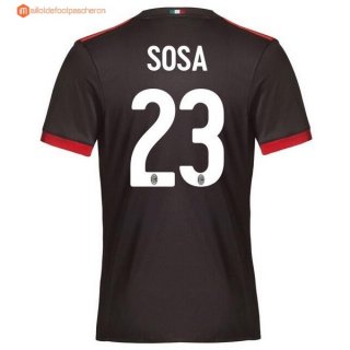 Maillot Milan Third Sosa 2017 2018 Pas Cher Maillot Milan Third Sosa 2017 2018 Pas Cher