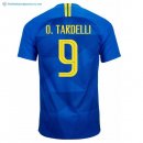 Maillot Brésil Exterieur O.Tardelli 2018 Bleu Pas Cher