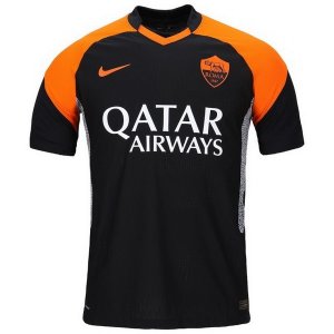 Thailande Maillot As Roma Third 2020 2021 Noir Pas Cher