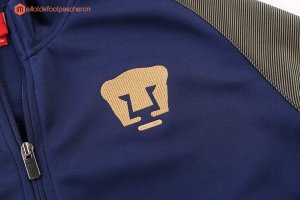 Survetement UNAM Pumas 2017 2018 Bleu Pas Cher