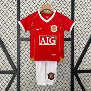 Maillot Manchester United Domicile Retro Enfant 2006 2007