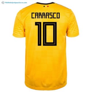 Maillot Belgica Exterieur Carrasco 2018 Jaune Pas Cher Maillot Belgica Exterieur Carrasco 2018 Jaune Pas Cher