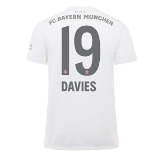 Maillot Bayern Munich NO.19 Davies Exterieur 2019 2020 Blanc Pas Cher Maillot Bayern Munich NO.19 Davies Exterieur 2019 2020 Blanc Pas Cher