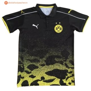 Polo Borussia Dortmund 2017 2018 Noir Pas Cher