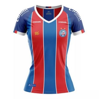 Thailande Maillot Bahia Domicile Femme 2020 2021 Bleu Rouge Pas Cher