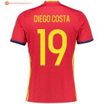 Maillot Espagne Costa Domicile Diego 2016 Pas Cher