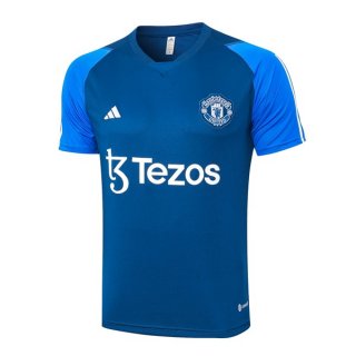 Maillot Entrainement Manchester United 2024 Bleu Maillot Entrainement Manchester United 2024 Bleu