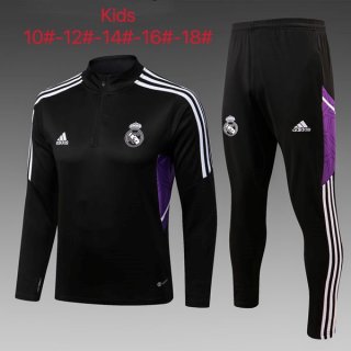 Enfant Survetement Training Real Madrid 2023 Noir Enfant Survetement Training Real Madrid 2023 Noir