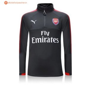 Survetement Arsenal 2017 2018 Gris Rouge Pas Cher