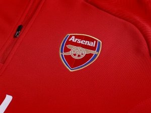 Survetement Arsenal 2018 2019 Rouge Gris Pas Cher