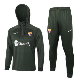 Sweat Shirt Capuche Barcelona 2024 Vert Sweat Shirt Capuche Barcelona 2024 Vert