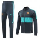 Survetement Barcelona 2019 2020 Gris Vert Pas Cher