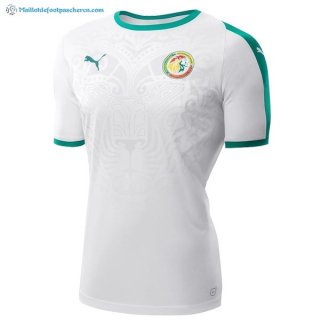 Maillot Sénégal Exterieur 2018 Blanc Pas Cher