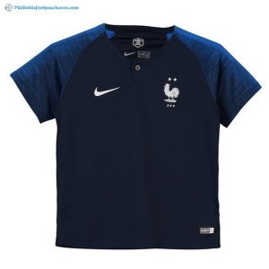 Maillot France Domicile Enfant 2018 Noir Pas Cher