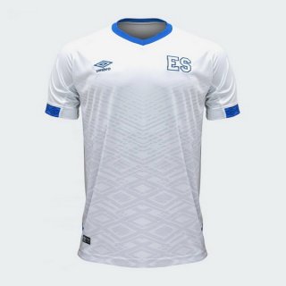 Thailande Maillot Salvador Exterieur 2019 Blanc Pas Cher