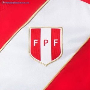 Maillot Pérou Exterieur 2018 Rouge Pas Cher