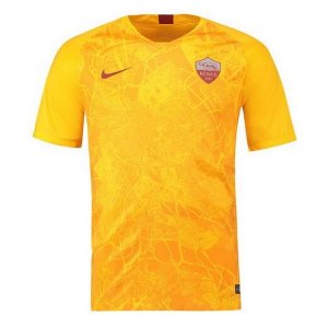 Maillot As Roma Third 2018 2019 Jaune Pas Cher