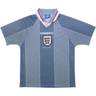 Thailande Maillot Angleterre Exterieur Retro 1996 Bleu Pas Cher Thailande Maillot Angleterre Exterieur Retro 1996 Bleu Pas Cher