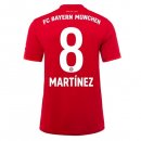 Maillot Bayern Munich NO.8 Martinez Domicile 2019 2020 Rouge Pas Cher