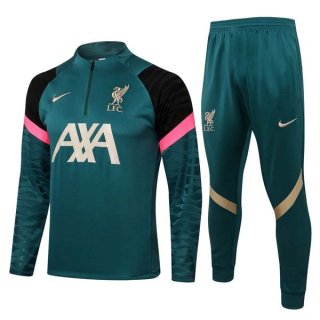 Training Top Liverpool 2022 Vert Noir Training Top Liverpool 2022 Vert Noir