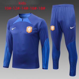 Enfant Survetement Training Pays-Bas 2023 Bleu 2 Enfant Survetement Training Pays-Bas 2023 Bleu 2