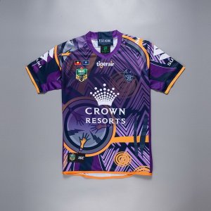 Maillot Melbourne Storm Edición Conmemorativa 2018 Purpura Pas Cher