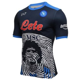 Maillot Naples Édition Sombre Maradona 2021 2022 Sombre Bleu