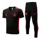 Maillot Bayern Munich Ensemble Complet 2022 2023 Noir Rouge