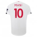 Maillot Liverpool NO.10 Mane Exterieur 2019 2020 Blanc Pas Cher